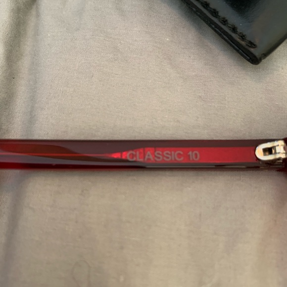 🎉HP🎉 Saint Laurent Paris Burgundy Classic 10 Glasses - Picture 8 of 8